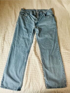 Vintage Deadstock Straight Light Blue Denim Jeans - Classic Everyday Fit